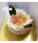 桃のケーキ