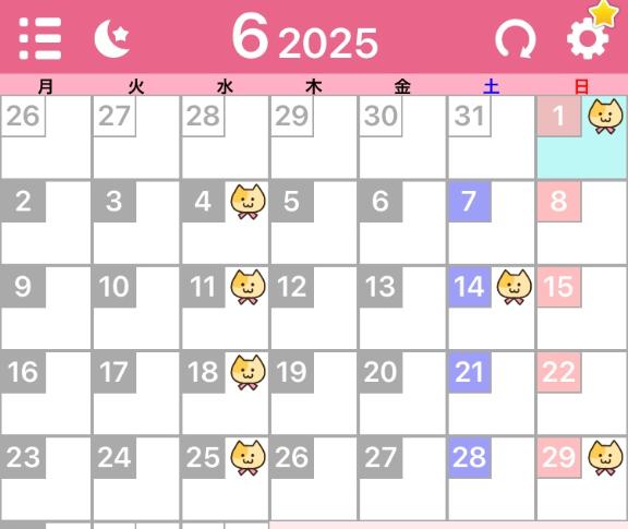 ６月しふと
