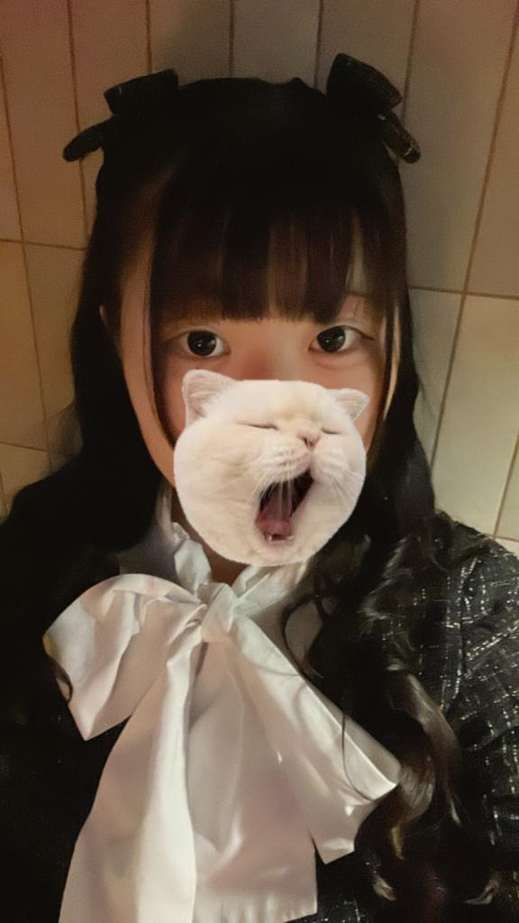 今日はハーフツインにしてみたよ🎀