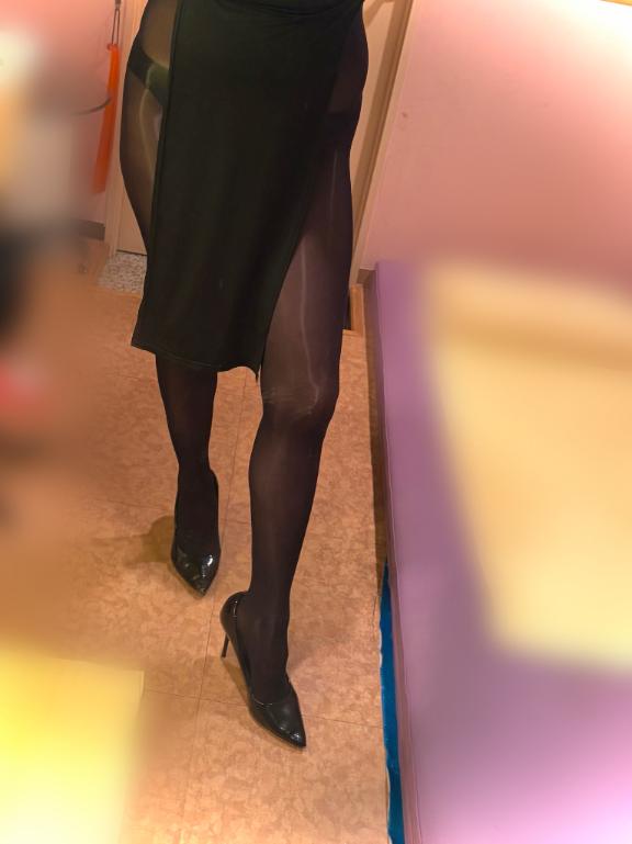 黒パンスト脚で待ってるよ♡