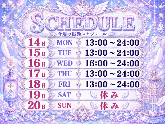 スケジュール🗓🆙