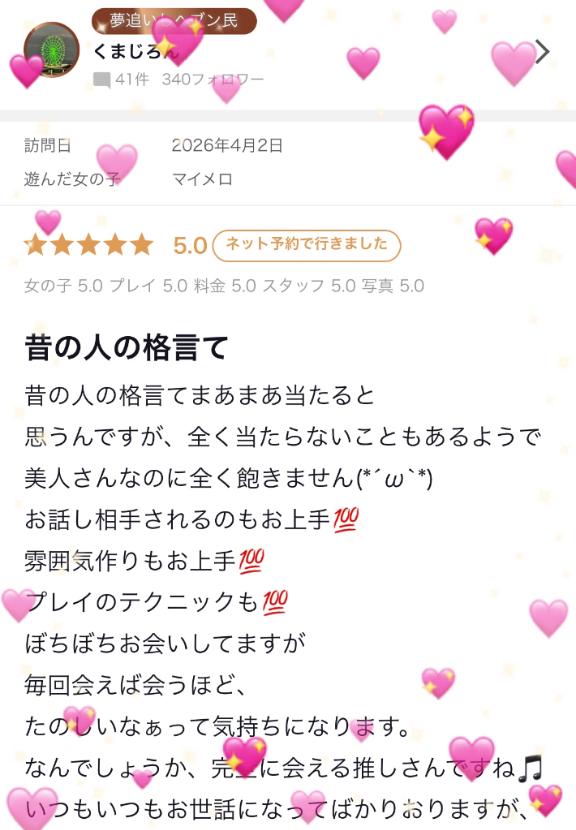 【お礼写メ日記】