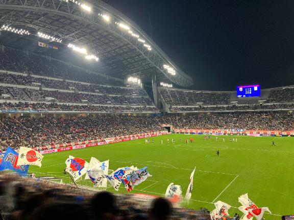 初観戦⚽️