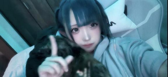 ブルーなったよ🐈‍⬛💙