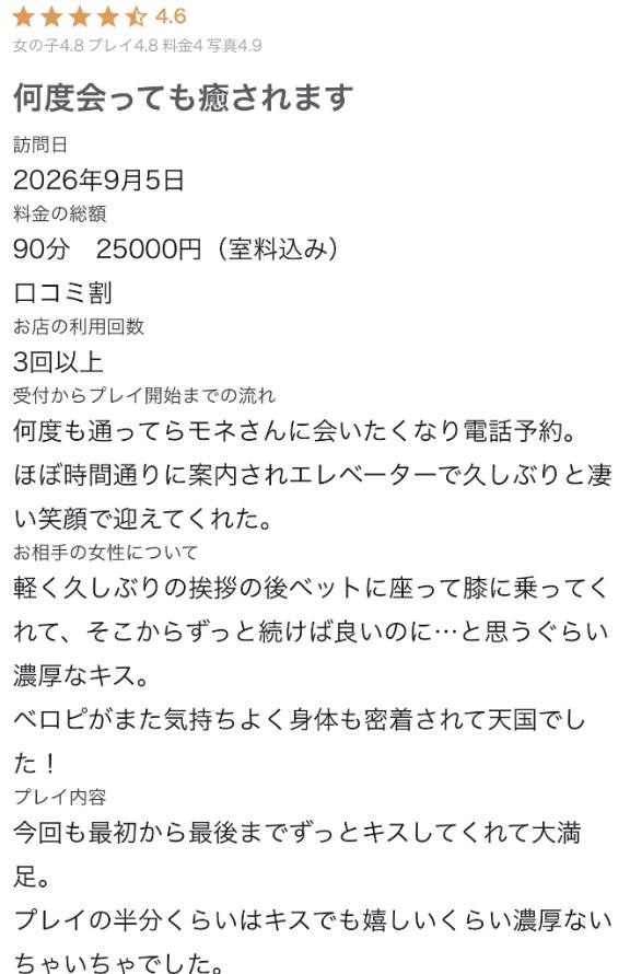 【お礼写メ日記】