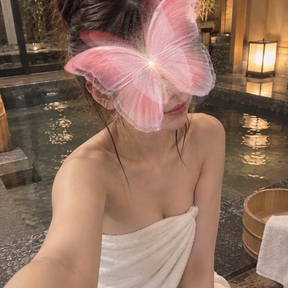 貸切温泉で色気が♡