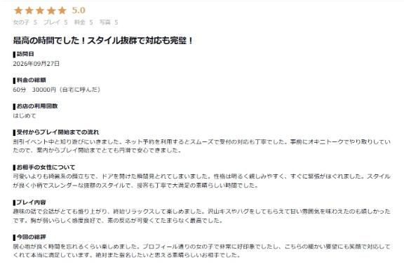 【お礼写メ日記】