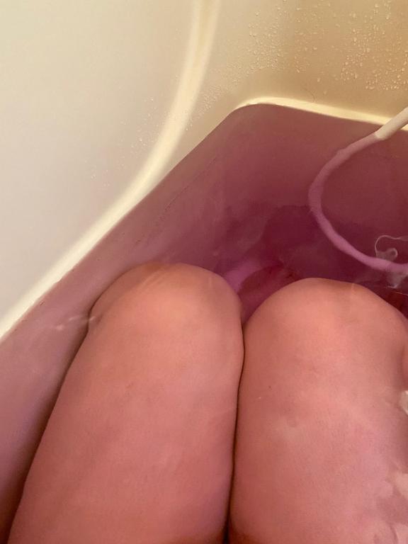 朝イチはゆったり半身浴🛁💕