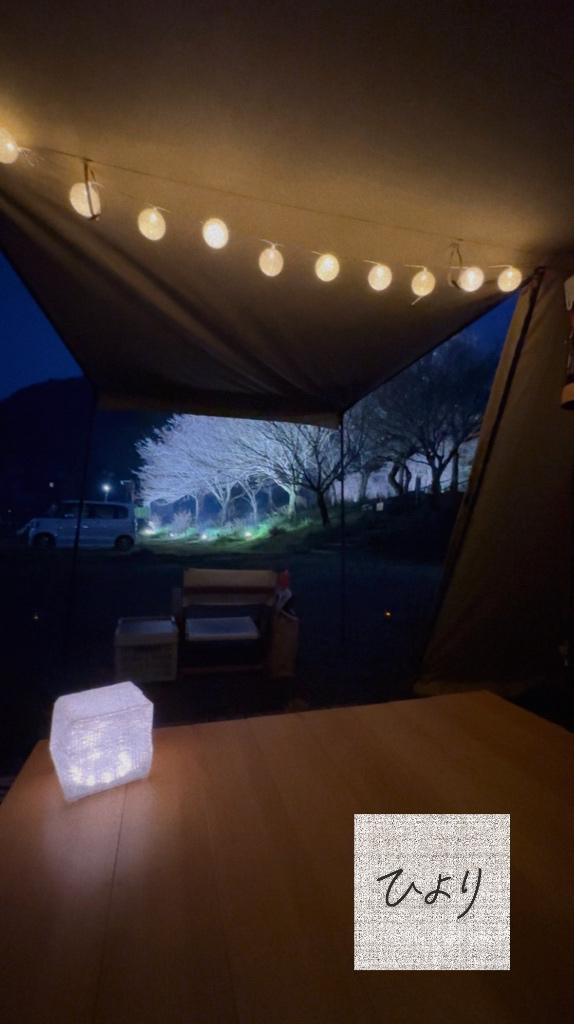 息抜き〜⛺️🌸