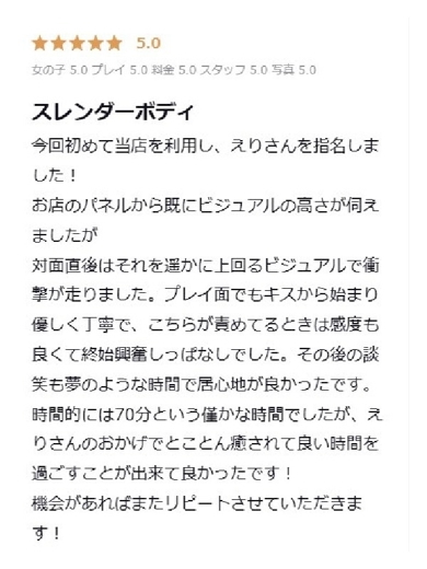 プロフィール大阪 데리헤루 ERI