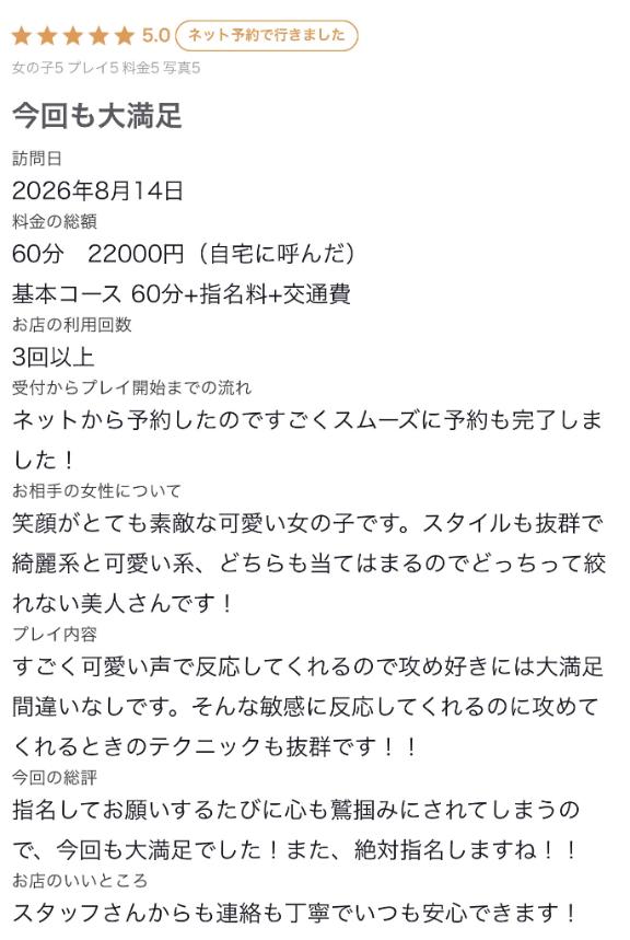 口コミお礼日記💌💐