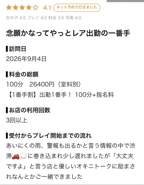 【お礼写メ日記】