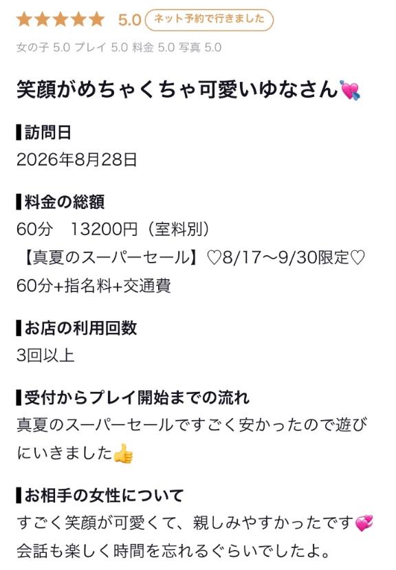 【お礼写メ日記】