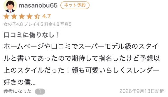 口コミお礼💌