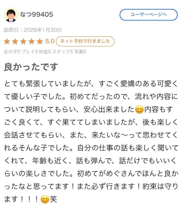 【お礼写メ日記】