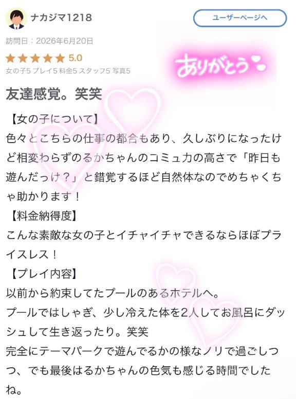 【お礼写メ日記】