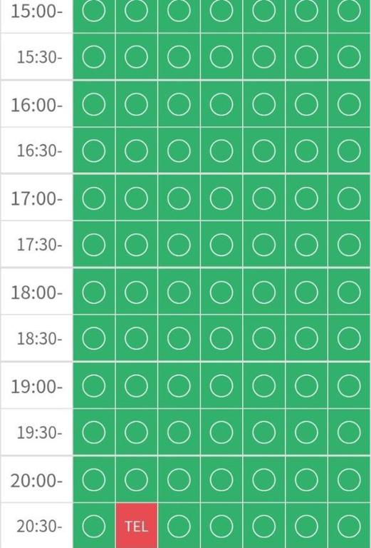 【10月前半のシフト表】※変更してます※