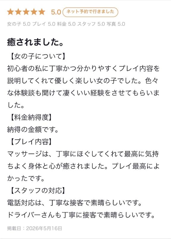 【お礼写メ日記】