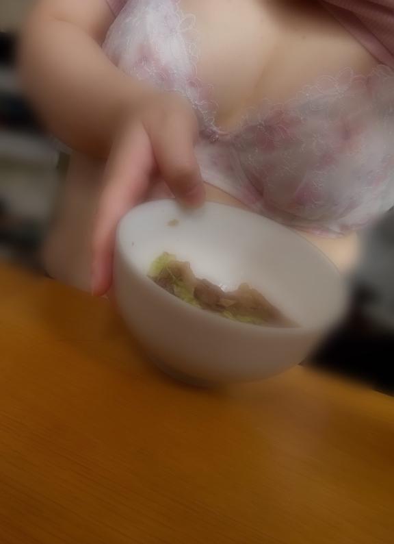 朝から…