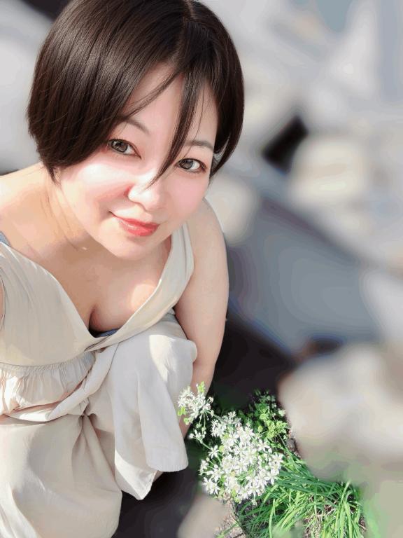 白いお花🥰
