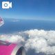 飛行機の中から💕