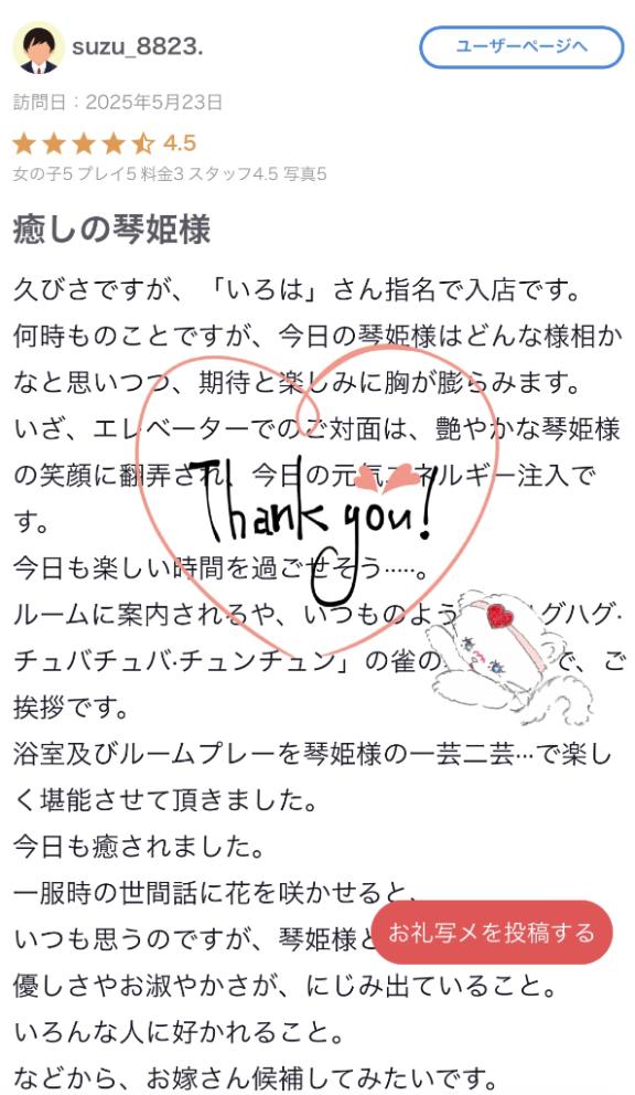 suzu_8823.さま‎🤍【お礼写メ日記】