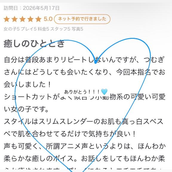 【お礼写メ日記】
