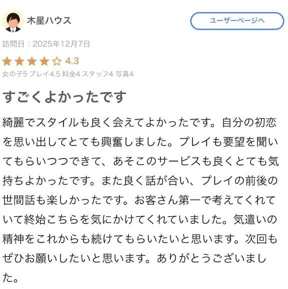 【お礼写メ日記】