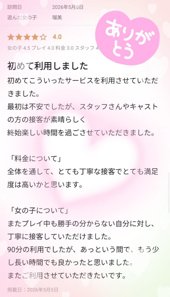 💌口コミお礼💌