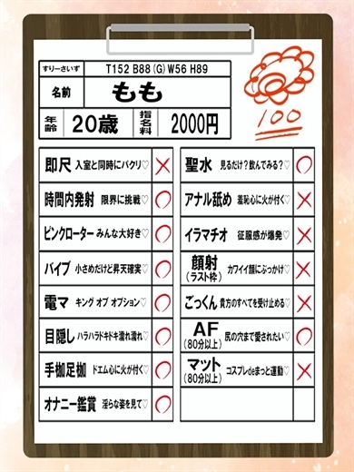 カノジョ感　逆セーラー服しか勝たん　錦店 ヘルス MOMO
