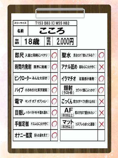 カノジョ感　逆セーラー服しか勝たん　錦店 패션헬스 서비스 업소 KOKORO
