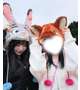 ‎🤍🐰🦊