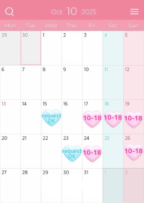 ♡10月後半♡