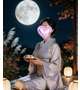まあるい月、まあるい団子🎑 round moon, round dumplings.