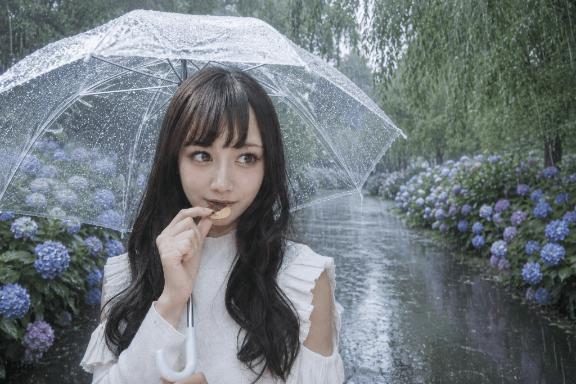 🐼ྀི雨で甘々☔️♡