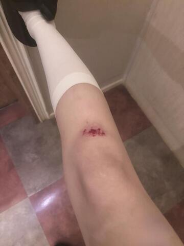 ずっこけた😭