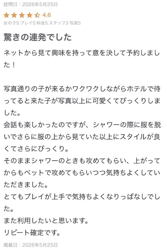 【お礼写メ日記】