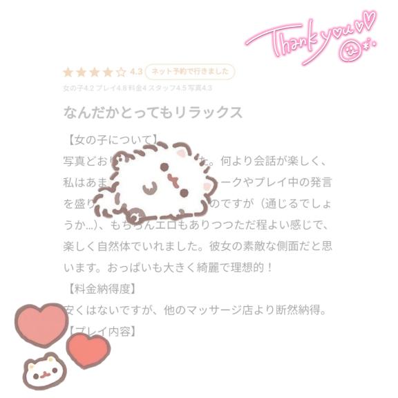 【口コミお礼日記】