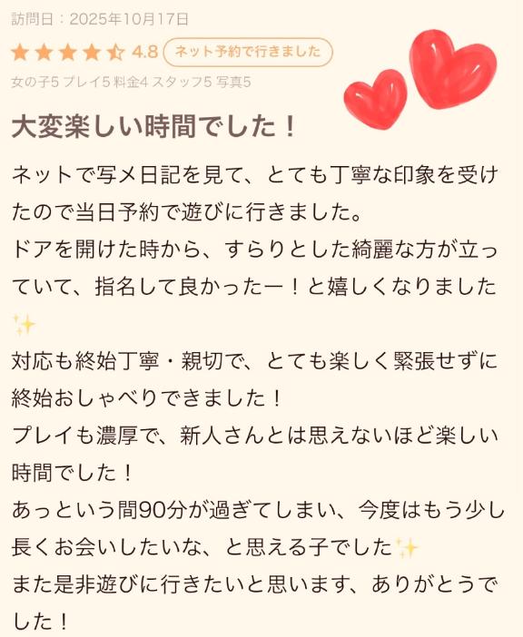 【お礼写メ日記】